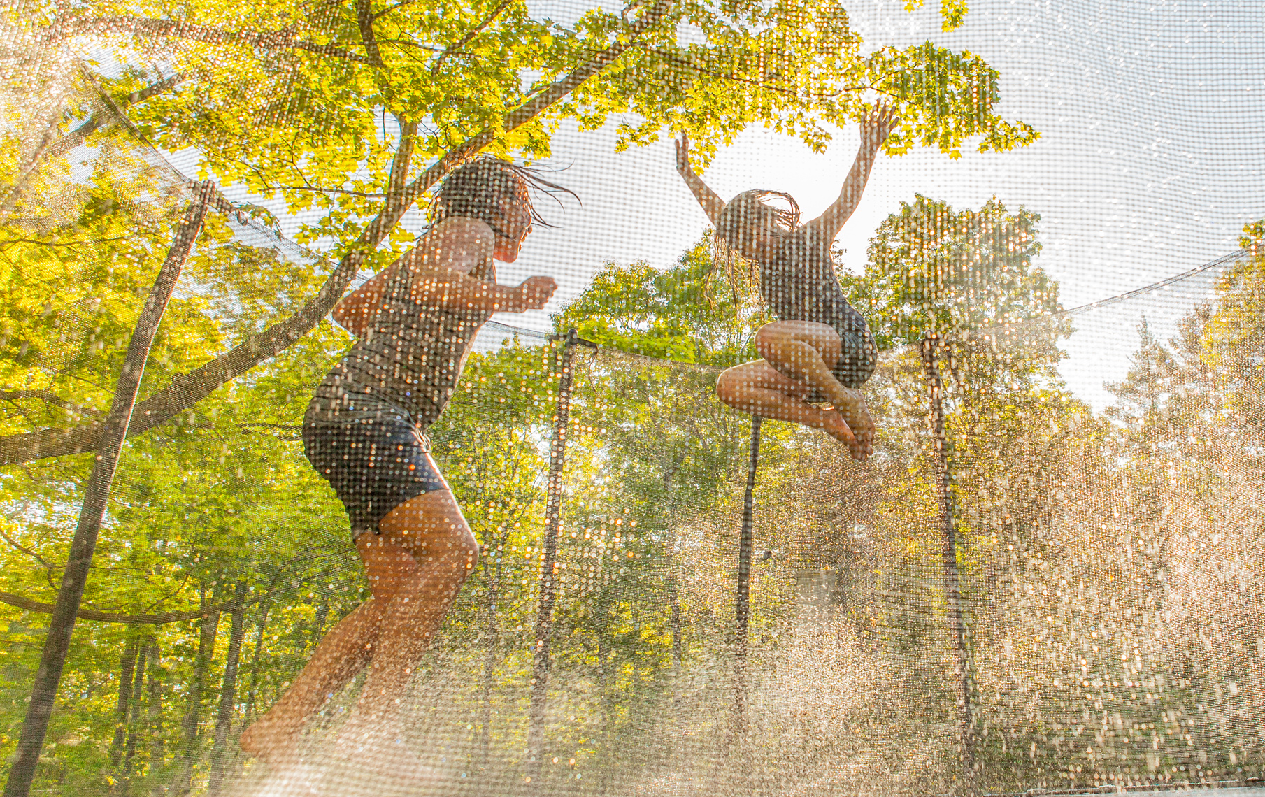 Summer-Fun, Trampoline by Dave White Photographer